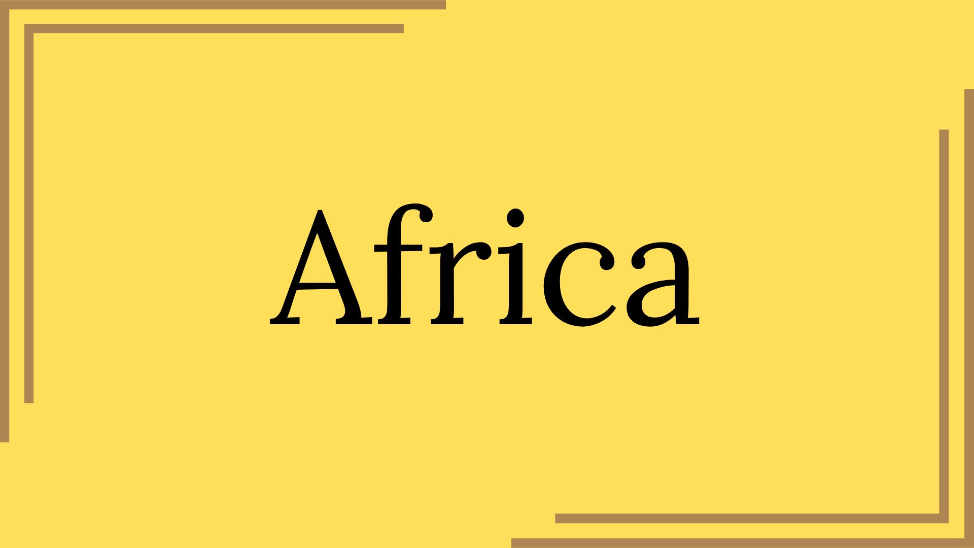 Africa Page