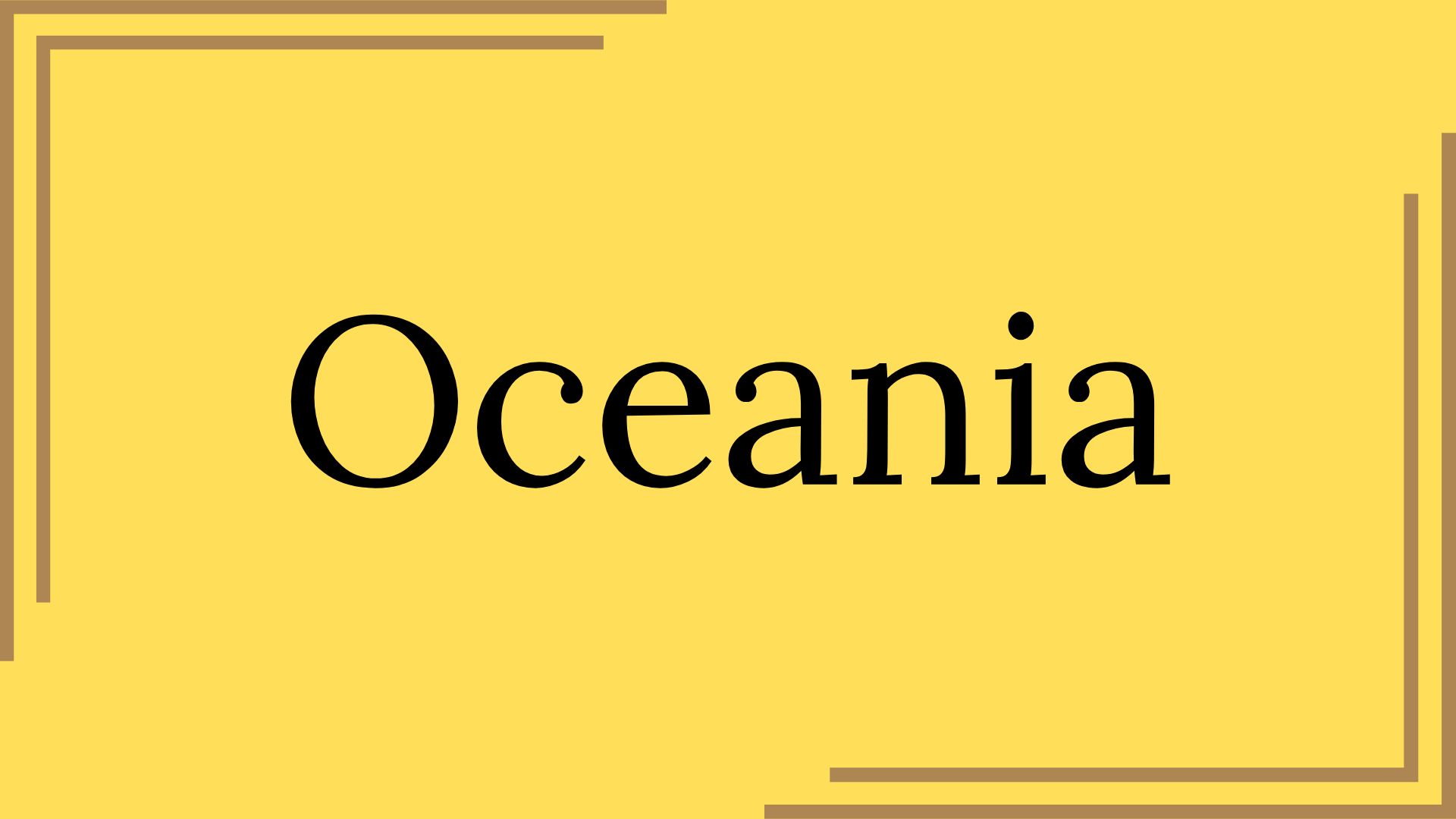 Oceania Page